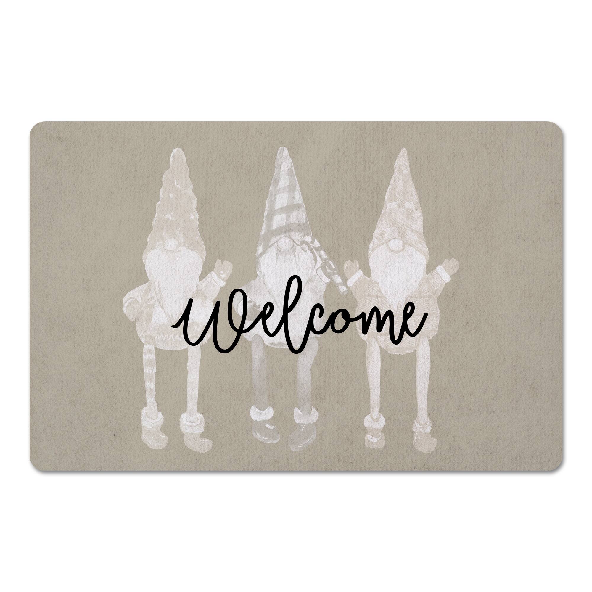 Gnome Welcome 27x18 Floor Mat